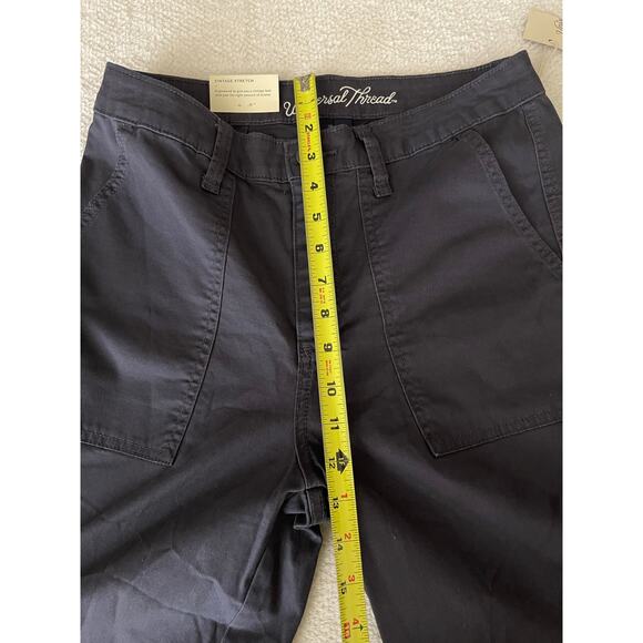 Universal Threads Women's Stretch Cargo Pants Wide Leg Gray 4 Streetwear Y2K - Picture 11 of 12